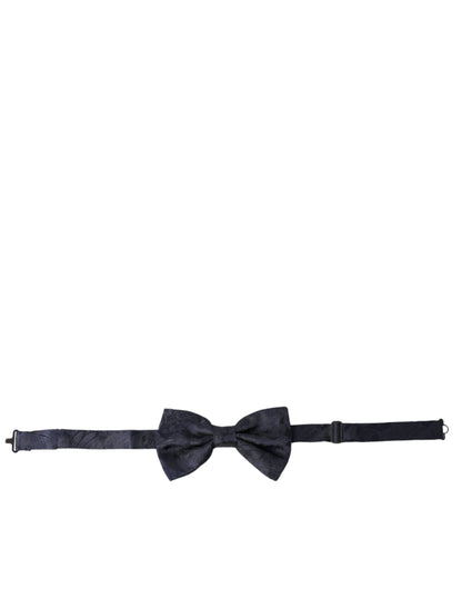 Dolce &amp; Gabbana Elegante Pajarita De Seda Azul