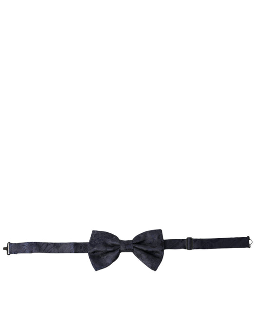 Dolce &amp; Gabbana Elegante Pajarita De Seda Azul
