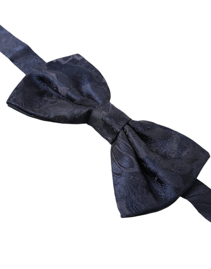 Dolce &amp; Gabbana Elegante Pajarita De Seda Azul