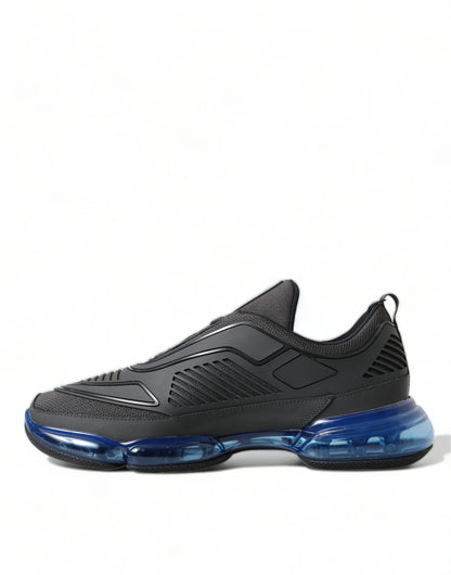 Baskets élégantes en maille noire Prada pour homme