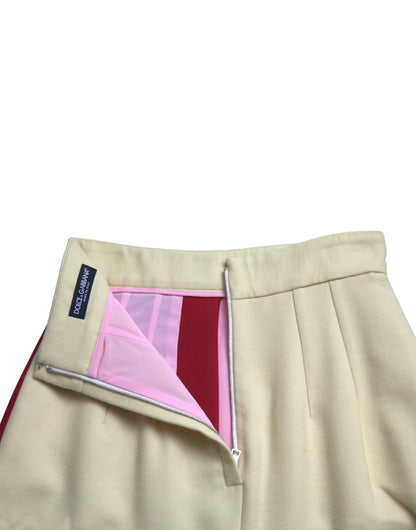 Dolce &amp; Gabbana Minifalda evasé elegante de cintura alta