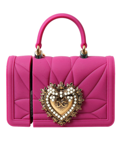 Dolce &amp; Gabbana Chic Funda Acolchada De Silicona Para Airpods - Rosa Y Dorado