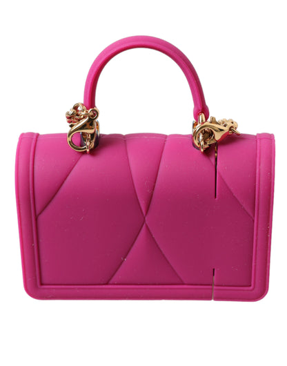 Dolce &amp; Gabbana Chic Funda Acolchada De Silicona Para Airpods - Rosa Y Dorado