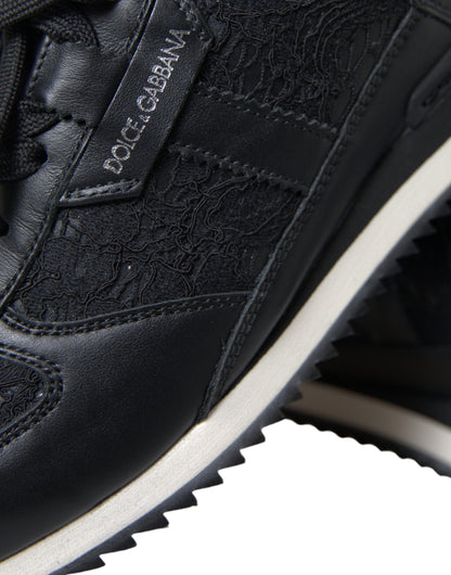 Dolce &amp; Gabbana Elegantes zapatillas clásicas negras