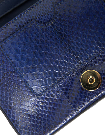 Dolce &amp; Gabbana Exquisite Blue Mink Fur Shoulder Bag