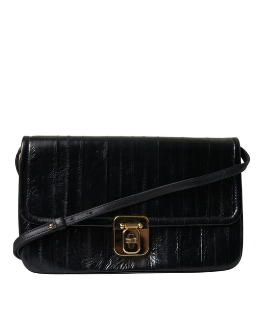 Dolce &amp; Gabbana Elegante bolso de hombro de piel de anguila