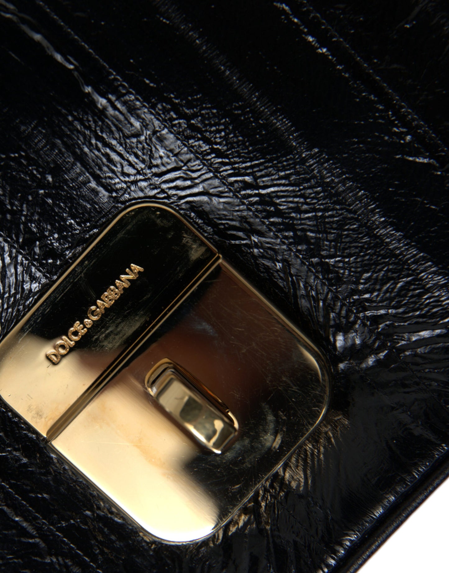 Dolce &amp; Gabbana Elegante bolso de hombro de piel de anguila