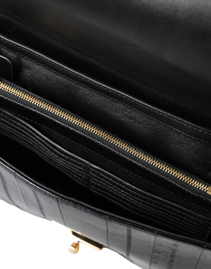 Dolce &amp; Gabbana Elegante bolso de hombro de piel de anguila