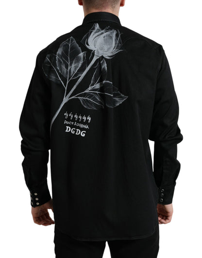 Dolce &amp; Gabbana Camisa de vestir elegante con estampado floral