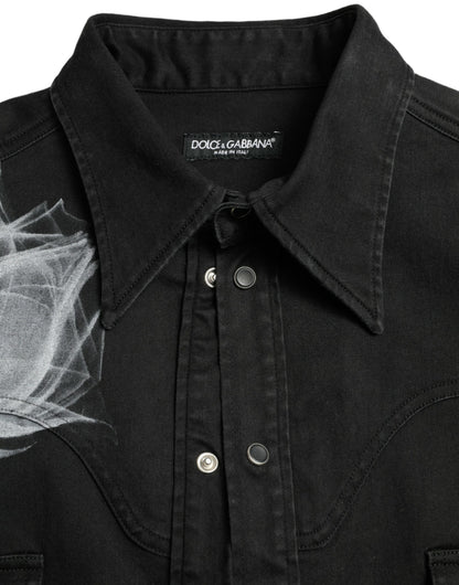 Dolce &amp; Gabbana Camisa de vestir elegante con estampado floral