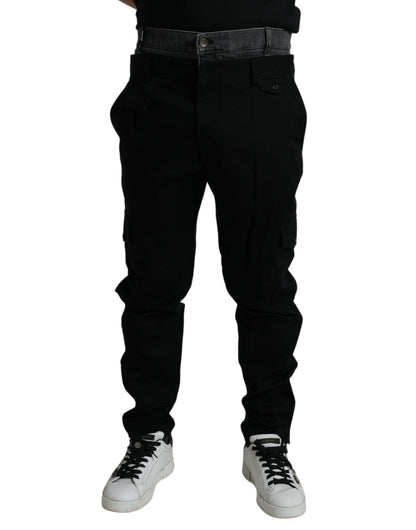 Dolce &amp; Gabbana Pantalones jogger elásticos de algodón elegantes