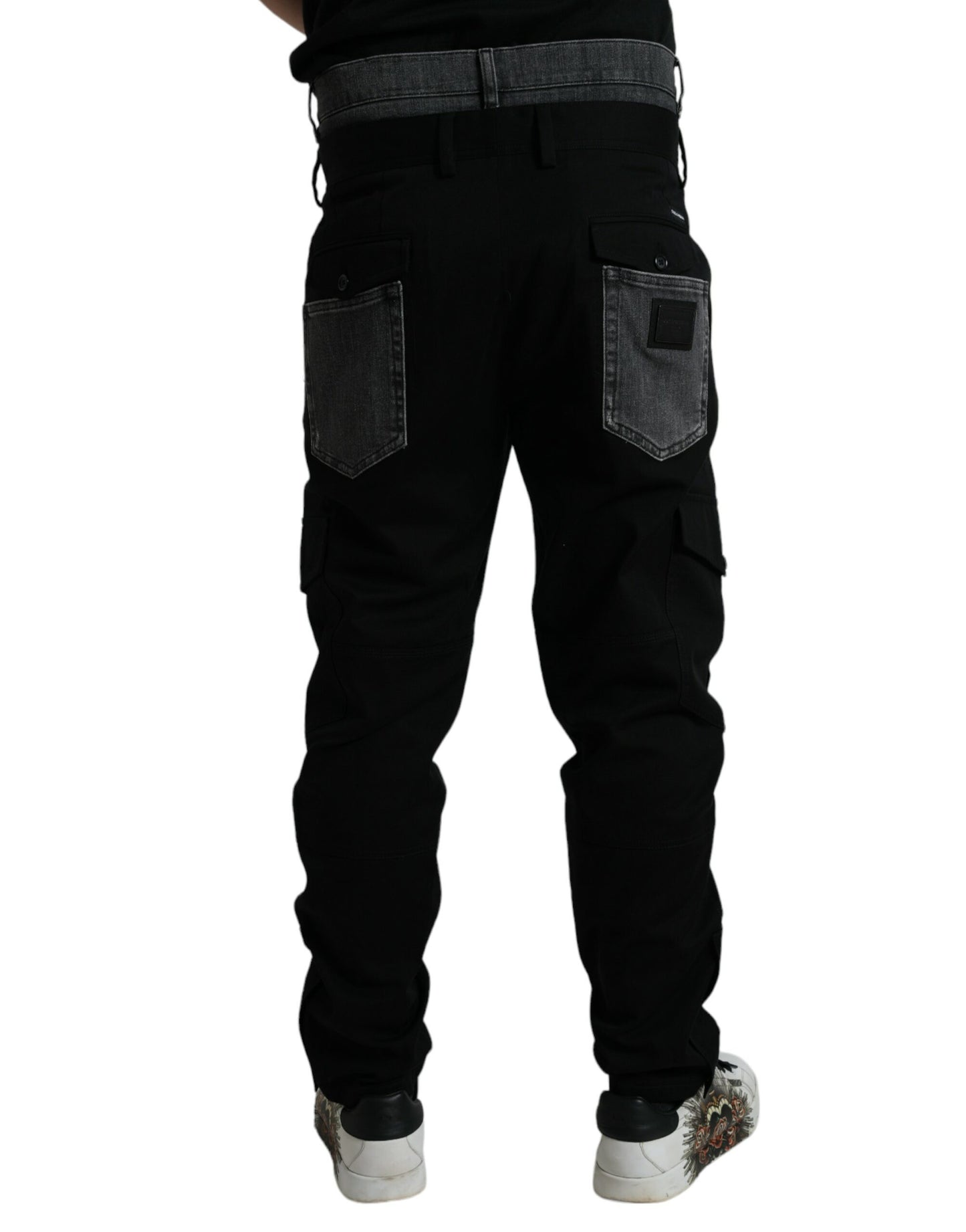 Dolce &amp; Gabbana Pantalones jogger elásticos de algodón elegantes