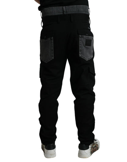 Dolce &amp; Gabbana Pantalones jogger elásticos de algodón elegantes