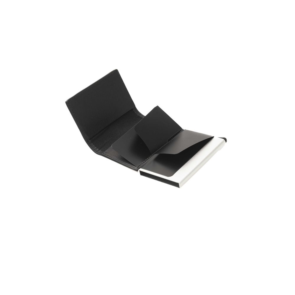 Cerruti 1881 Black Calfskin Men Wallet