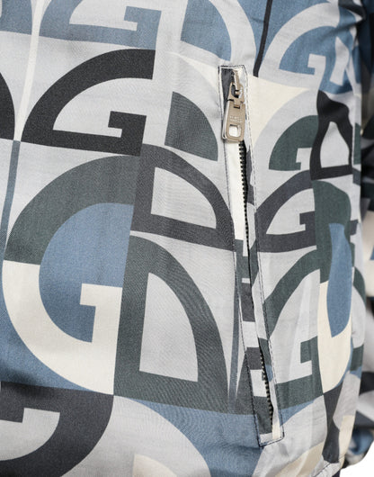Dolce &amp; Gabbana Cazadora bomber de seda multicolor - Elegancia clásica