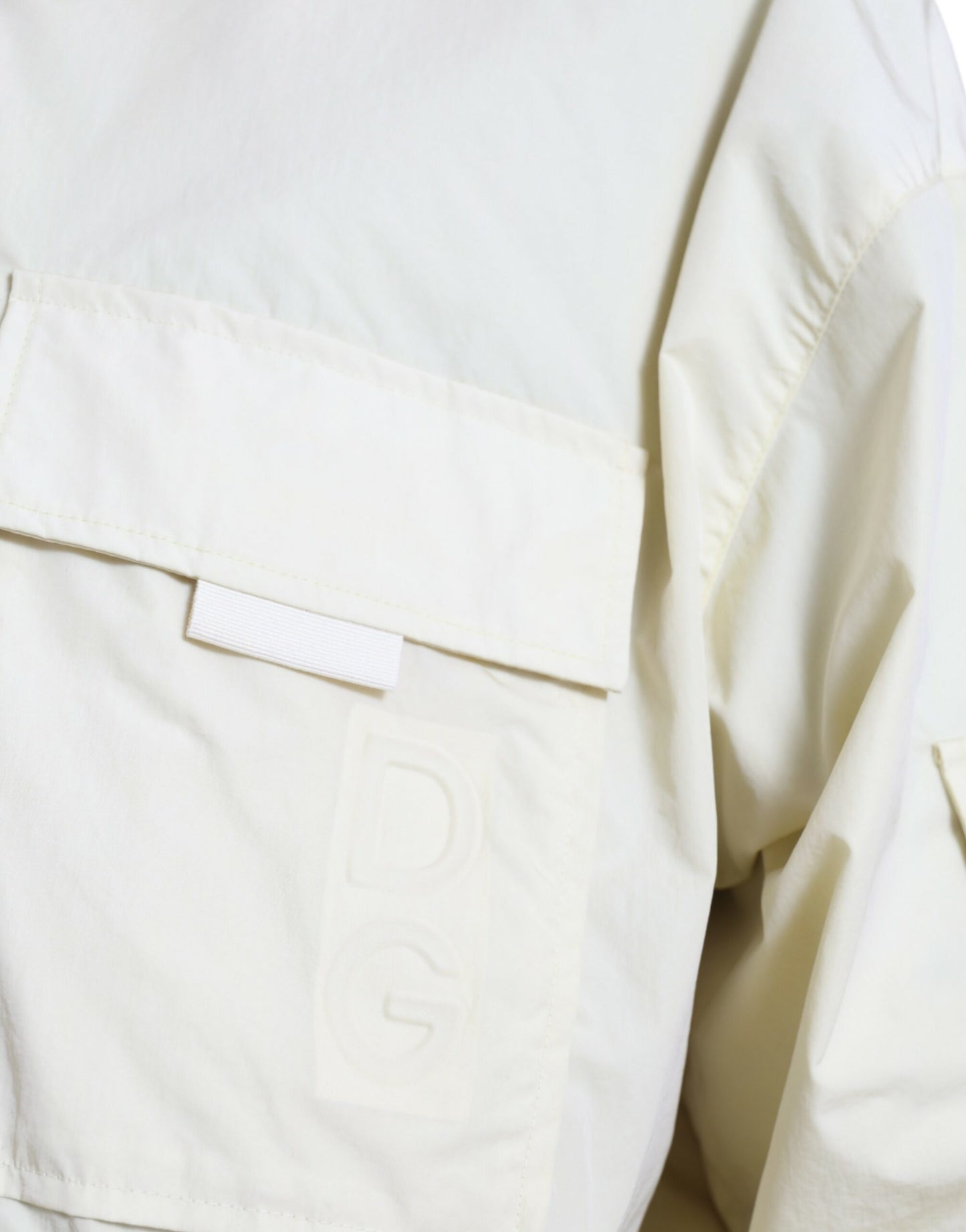 Dolce &amp; Gabbana Elegant Yellow Windbreaker Jacket
