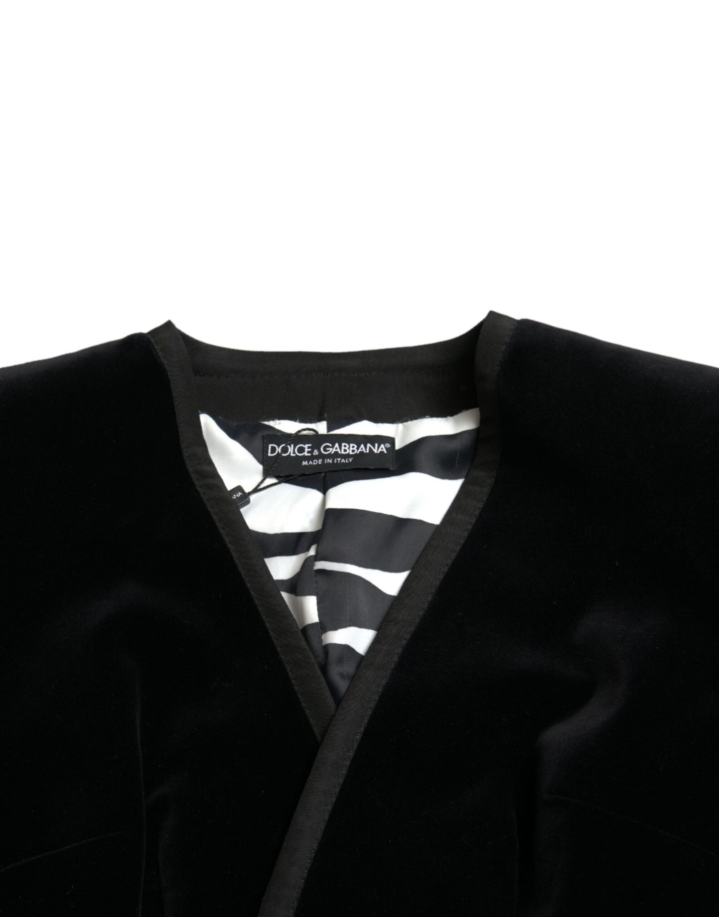 Dolce &amp; Gabbana Elegant Double Breasted Cotton-Silk Blazer