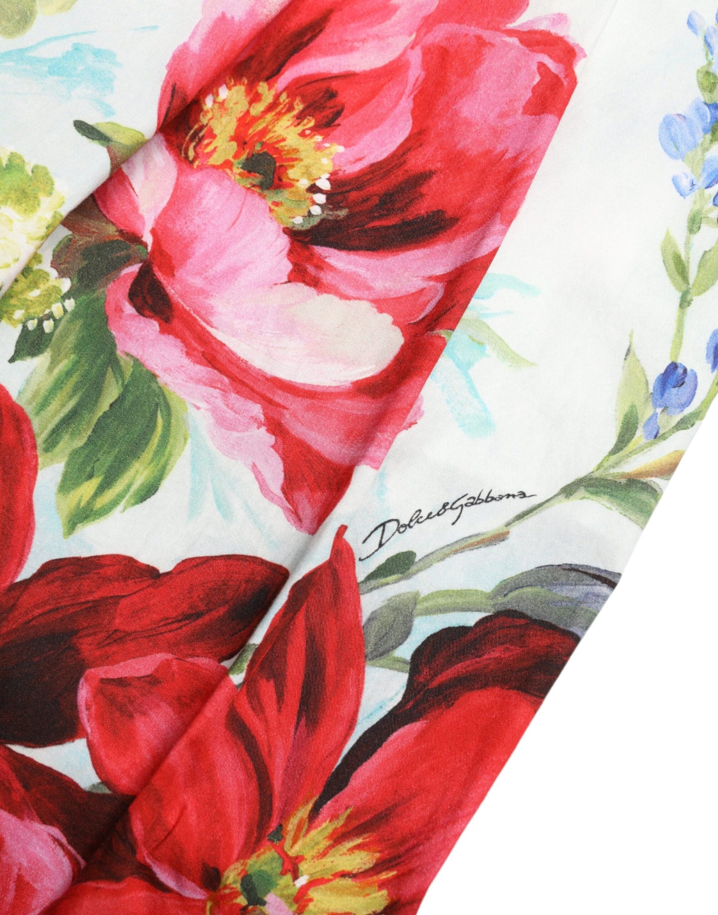 Dolce &amp; Gabbana Pantalones anchos de cintura alta con estampado floral