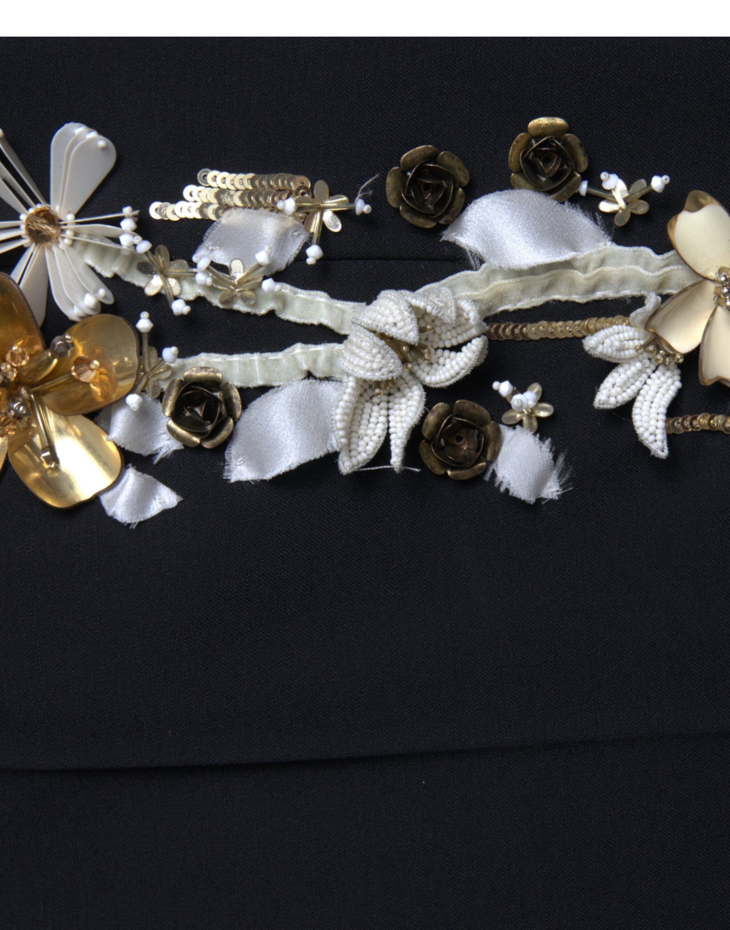 Dolce &amp; Gabbana Elegantes pantalones cónicos florales de cintura alta