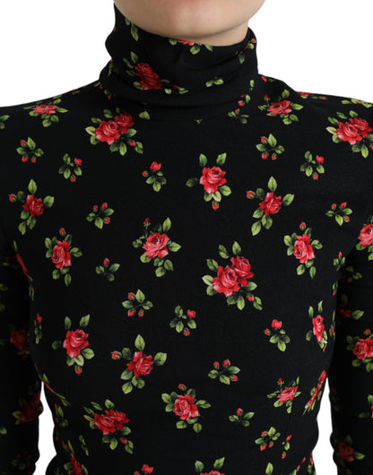 Dolce &amp; Gabbana Top elegante en mezcla de seda floral