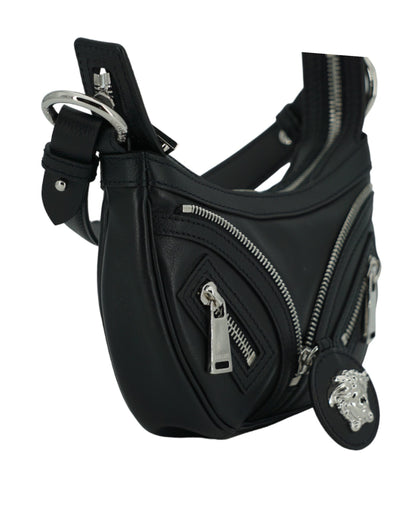 Versace Elegant Black Mini Hobo Shoulder Bag – par Versace | Disponible sur Sandy Store ByNet