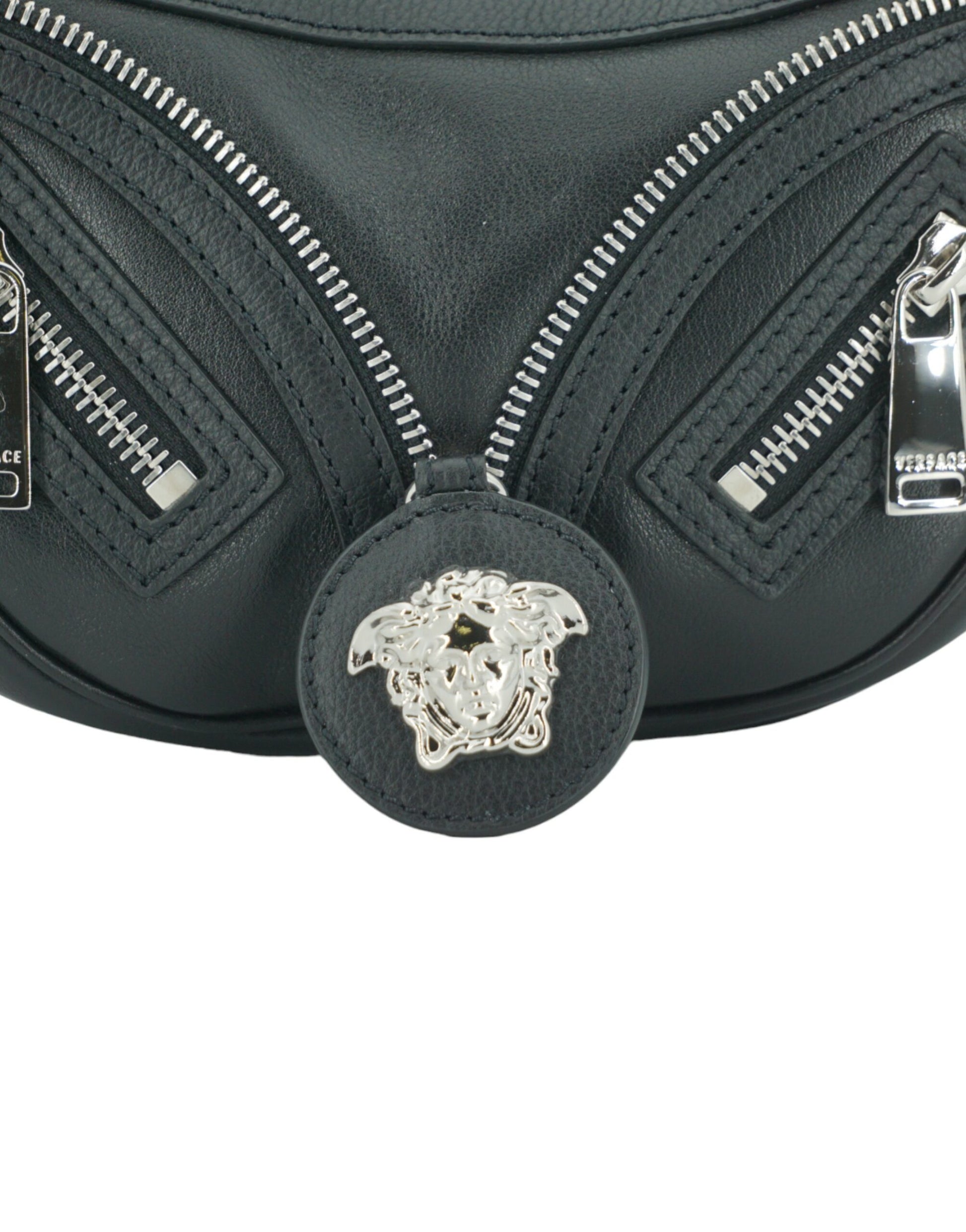 Versace Elegant Black Mini Hobo Shoulder Bag – par Versace | Disponible sur Sandy Store ByNet