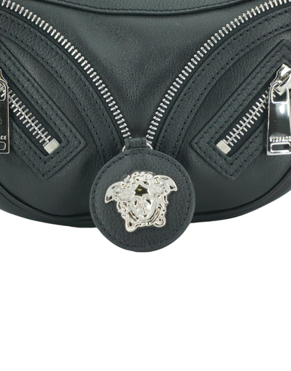 Versace Elegant Black Mini Hobo Shoulder Bag – par Versace | Disponible sur Sandy Store ByNet