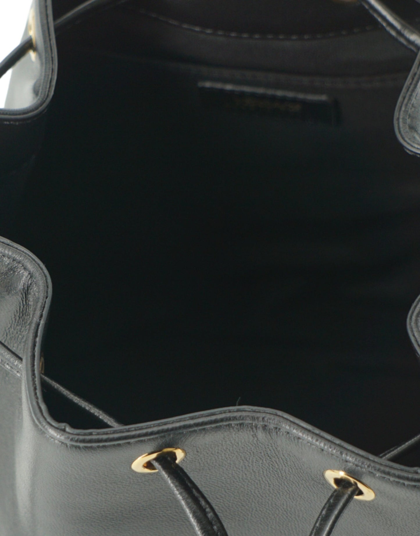 Versace Elegant Black Leather Medusa Bucket Shoulder Bag – par Versace | Disponible sur Sandy Store ByNet