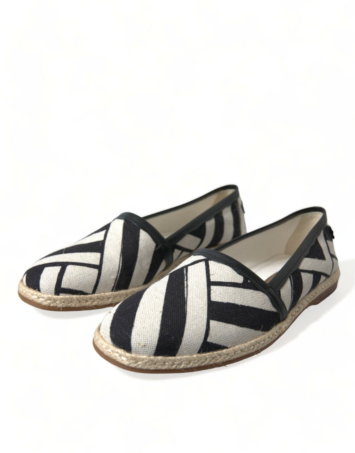 Dolce &amp; Gabbana Chic Striped Canvas Espadrilles