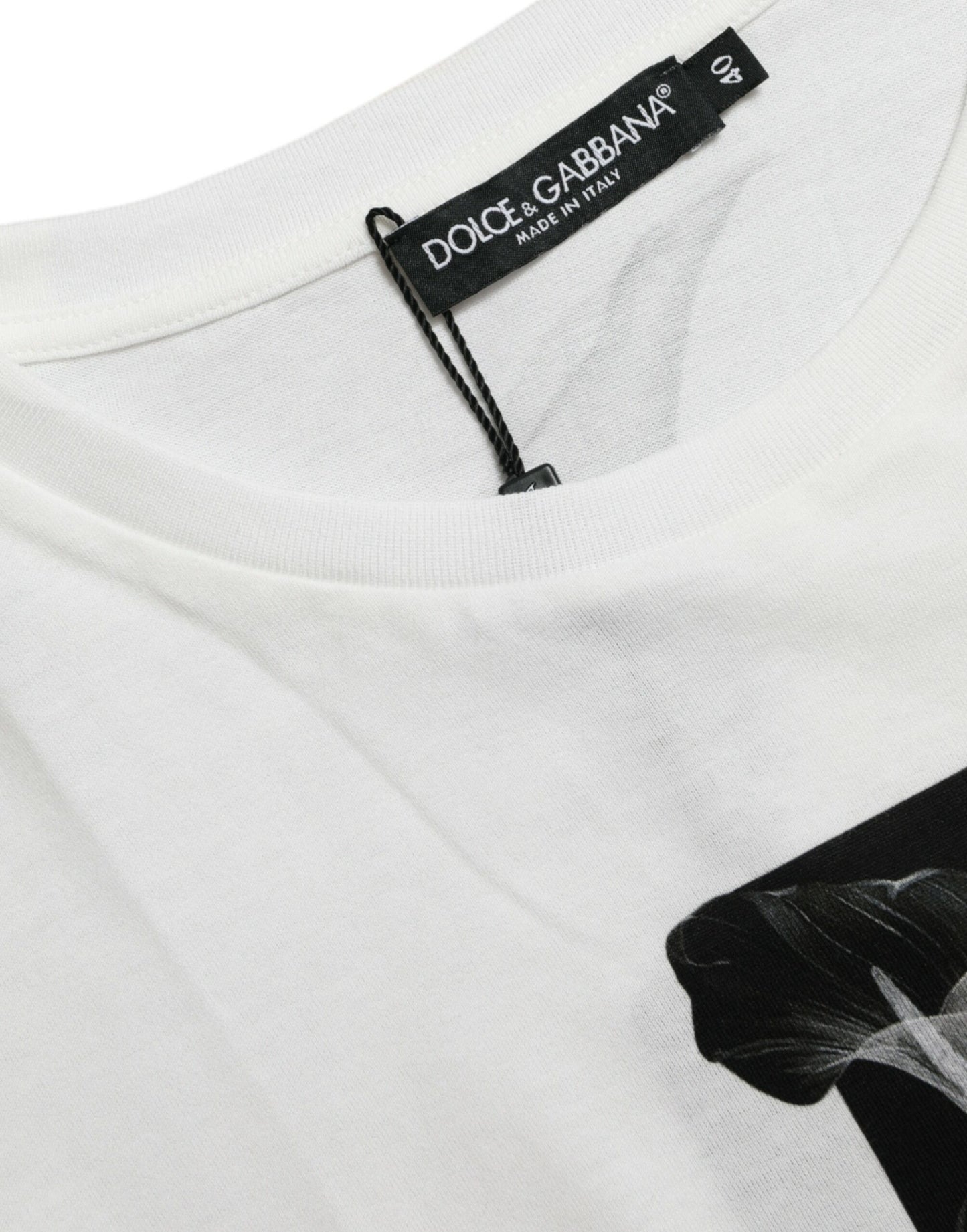 Dolce &amp; Gabbana Camiseta elegante monocromática con cuello redondo