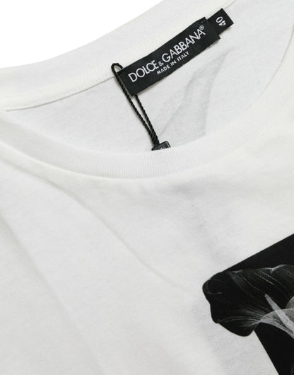 Dolce &amp; Gabbana Camiseta elegante monocromática con cuello redondo