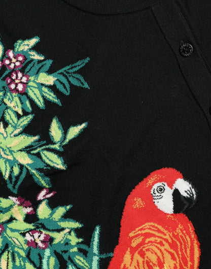 Dolce &amp; Gabbana Elegante cárdigan estampado de lana y seda