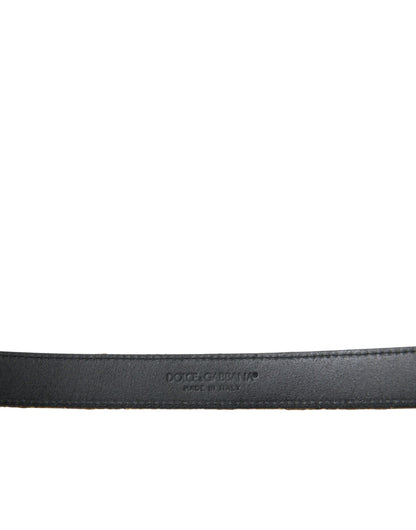 Dolce &amp; Gabbana Elegant Gold Leather Belt