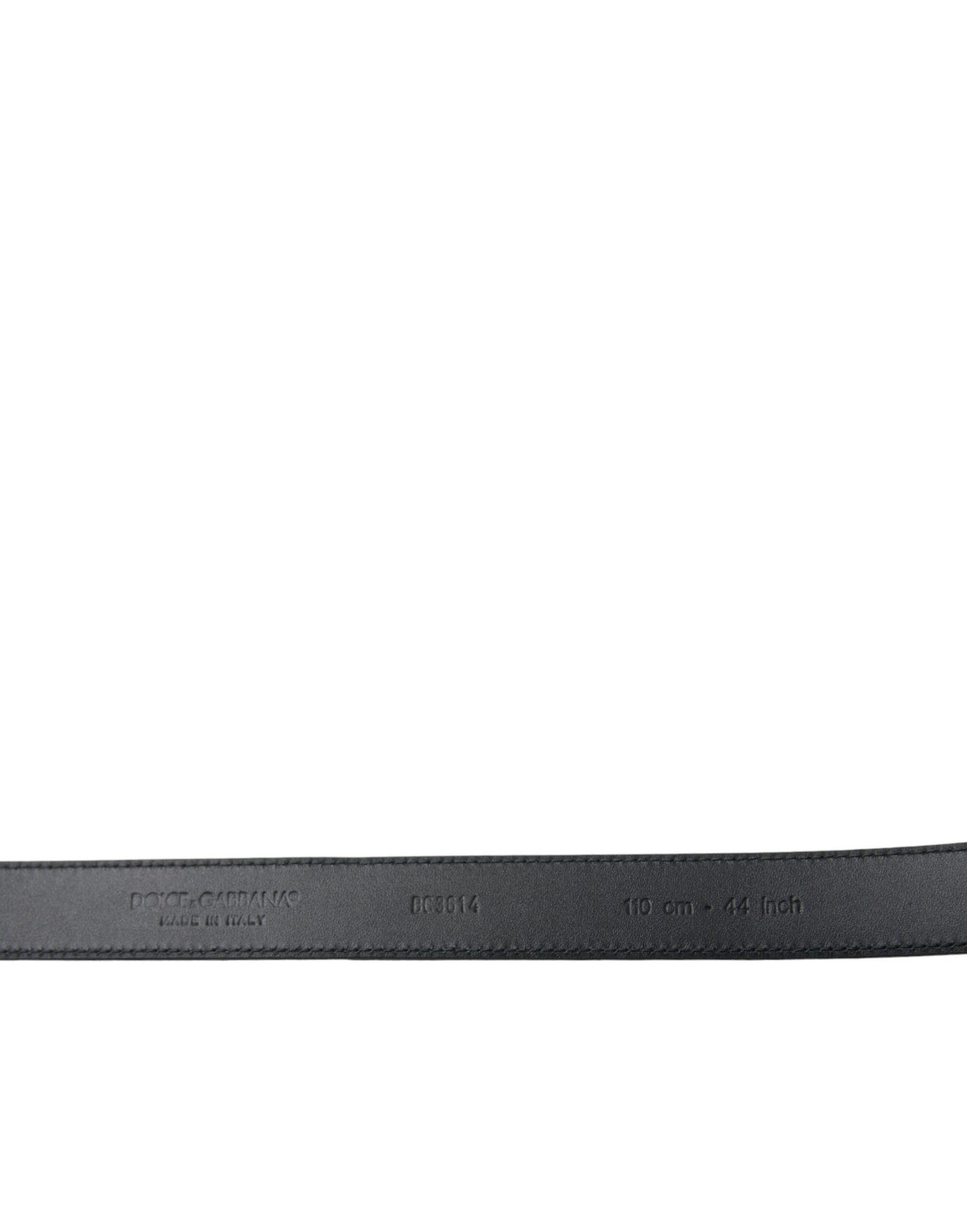 Dolce &amp; Gabbana Elegant Suede Calf Leather Belt