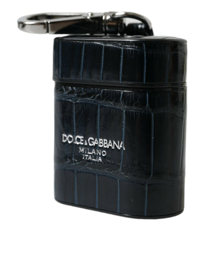 Dolce &amp; Gabbana Elegante funda para Airpods de piel de cocodrilo