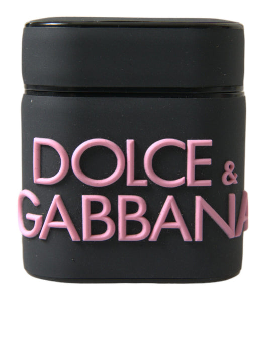 Dolce &amp; Gabbana Elegante estuche para Airpods de cuero en dos tonos