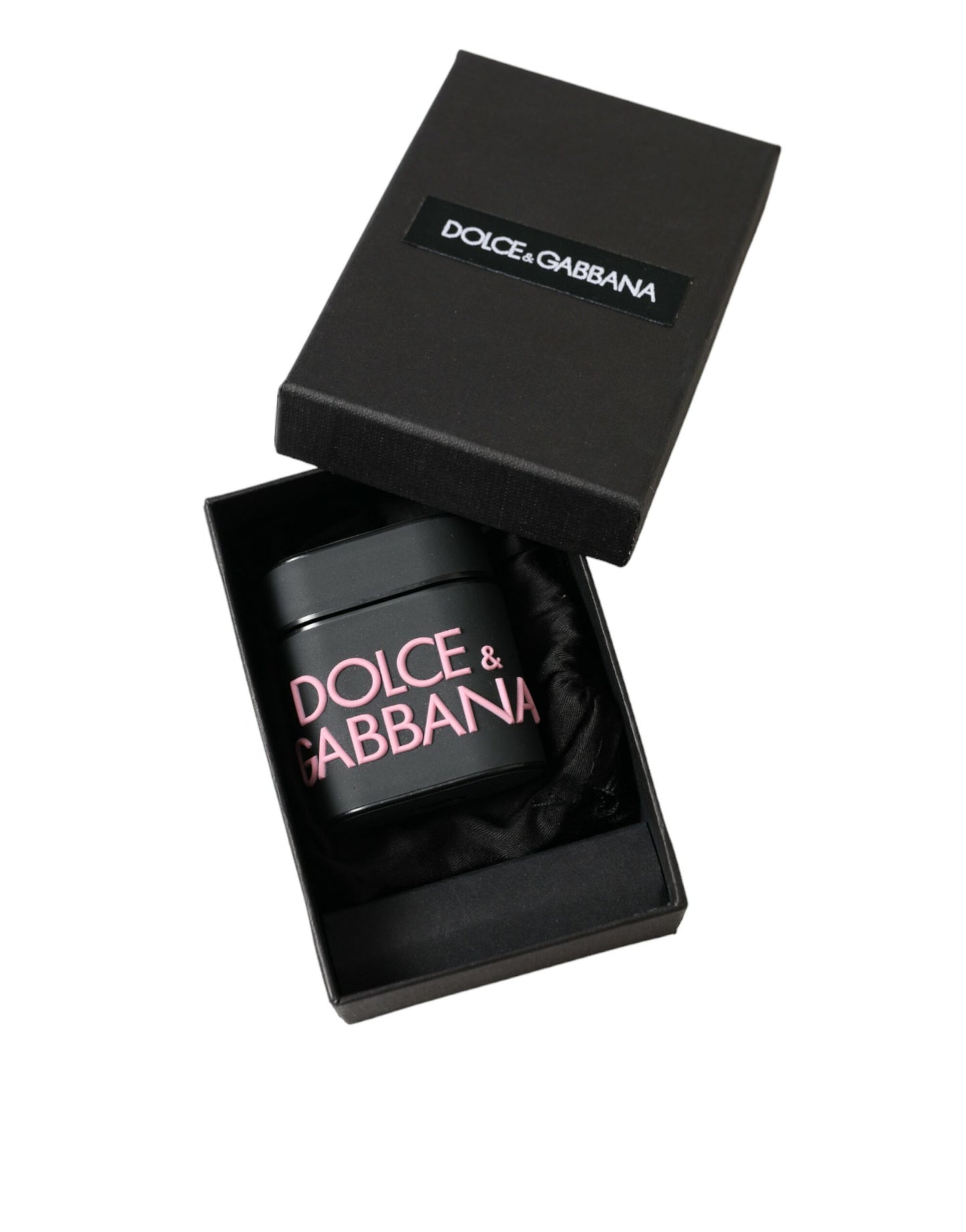 Dolce &amp; Gabbana Elegante estuche para Airpods de cuero en dos tonos