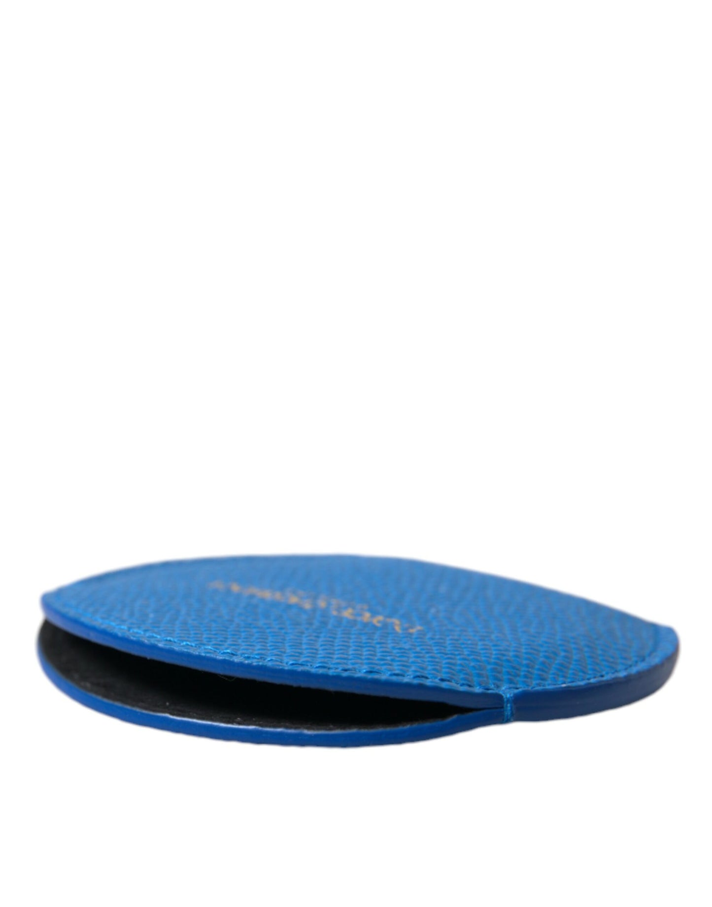 Dolce &amp; Gabbana Elegante soporte para espejo de cuero azul