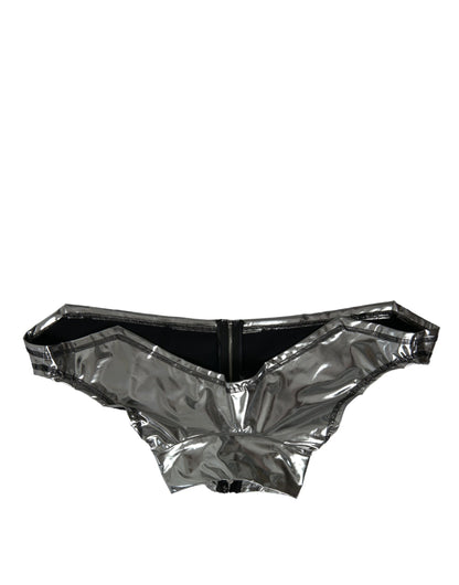 Top Dolce &amp; Gabbana Silver Elegance con cierre de cremallera
