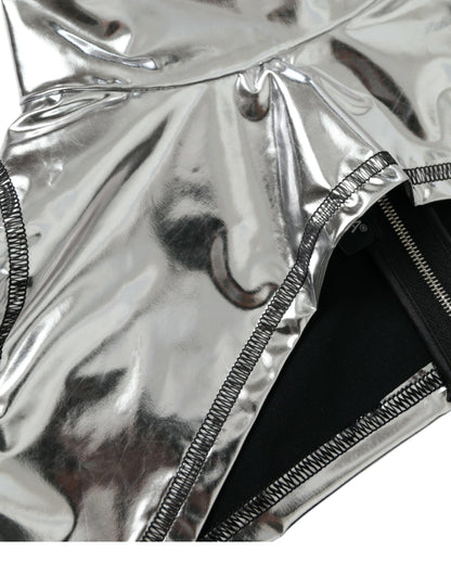 Top Dolce &amp; Gabbana Silver Elegance con cierre de cremallera