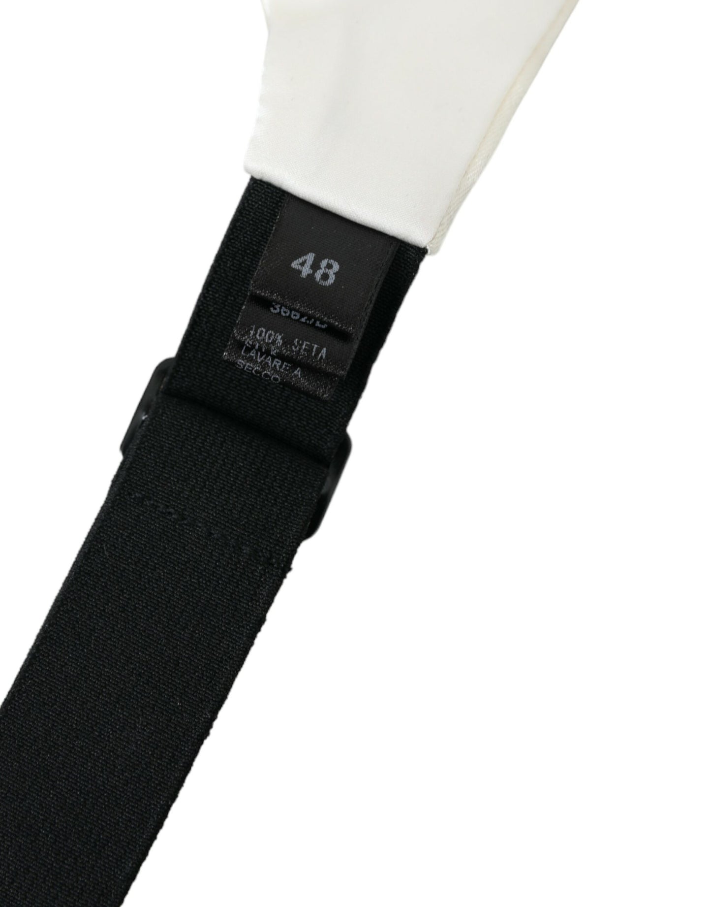 Dolce &amp; Gabbana Fajín con cinturón de seda de cintura ancha para hombre blanco