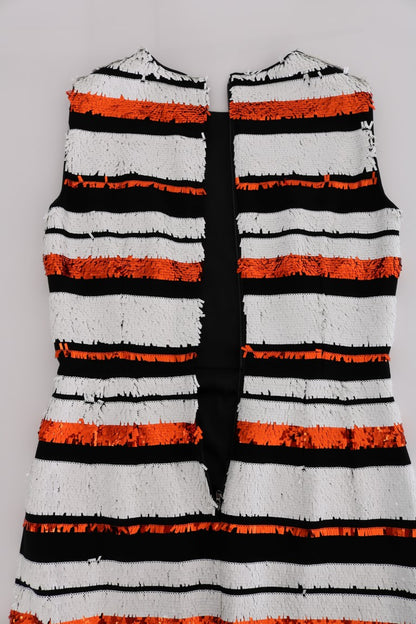 Dolce &amp; Gabbana Vestido tubo a rayas sin mangas