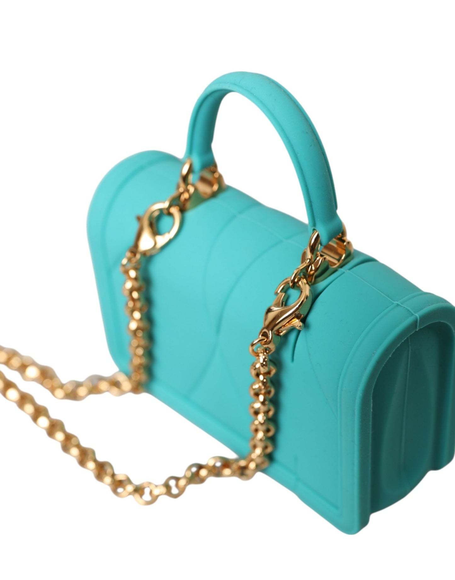 Dolce &amp; Gabbana Funda De Silicona Devotion Heart Color Turquesa Para Airpods