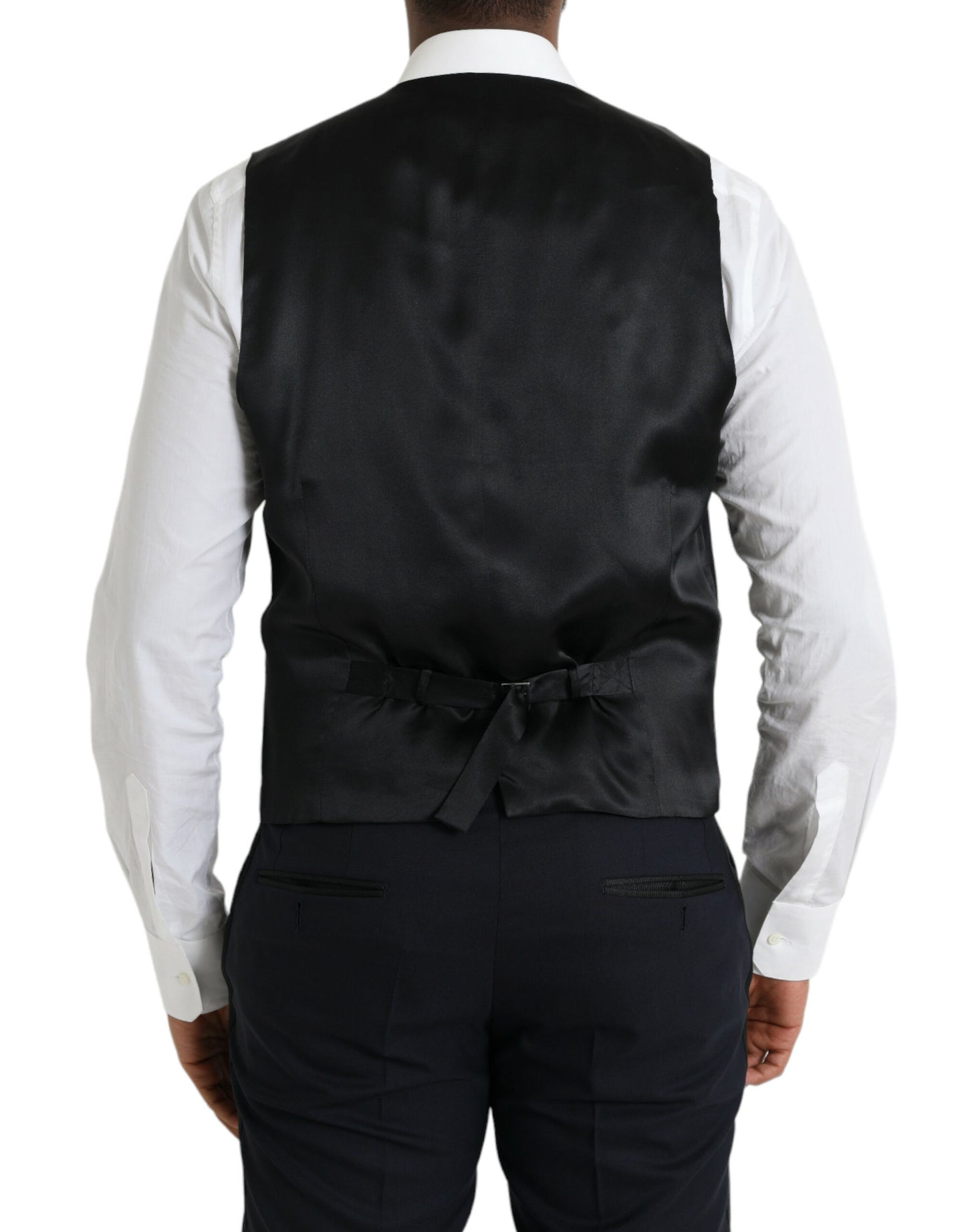 Dolce &amp; Gabbana Traje formal de 3 piezas de lana MARTINI azul oscuro