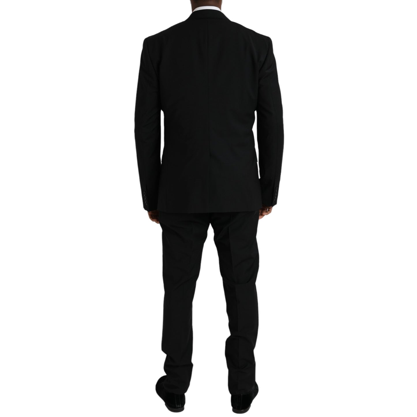 Dolce &amp; Gabbana Traje formal STAFF de poliéster negro de 3 piezas