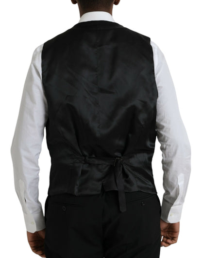 Dolce &amp; Gabbana Traje formal STAFF de poliéster negro de 3 piezas