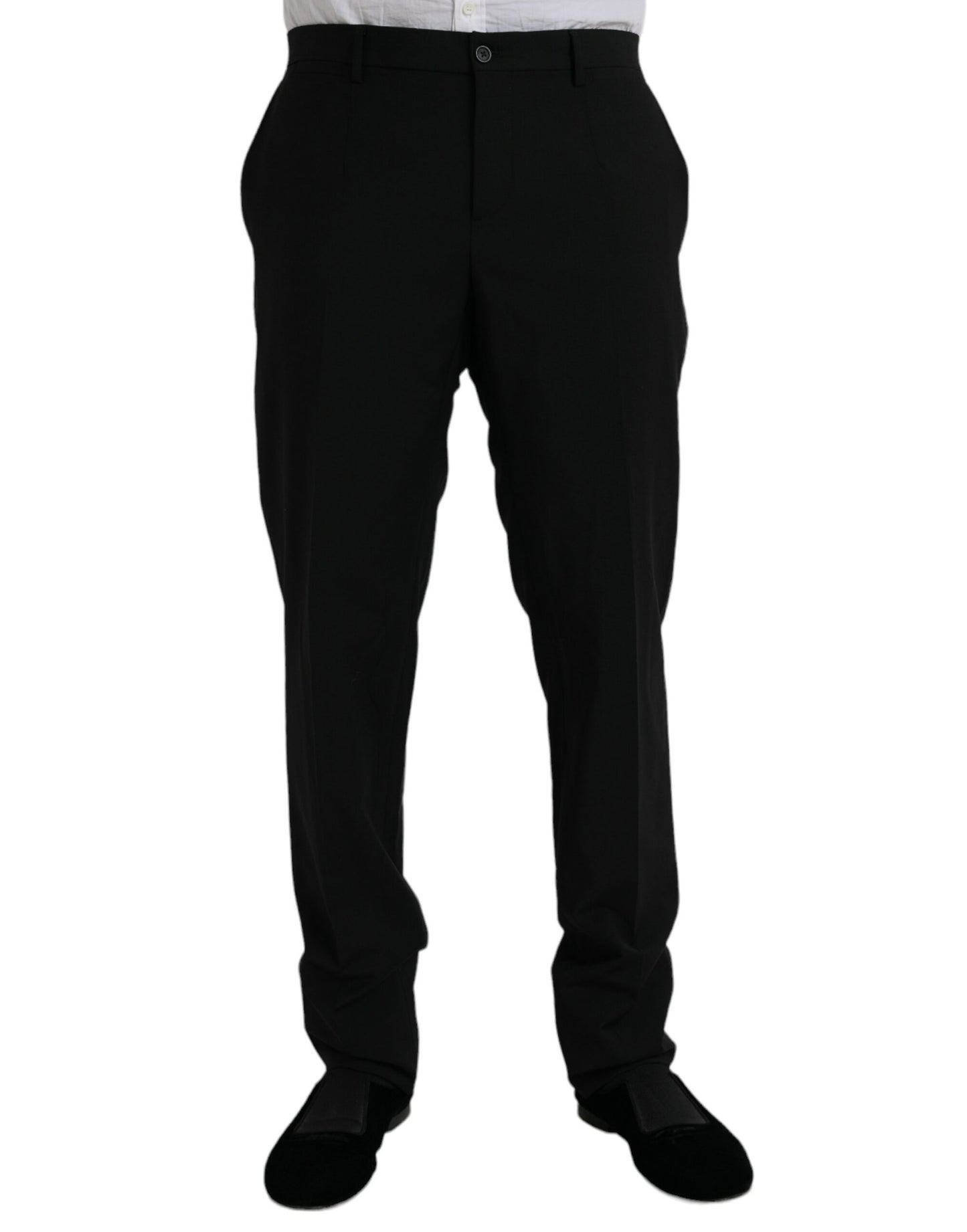 Dolce &amp; Gabbana Traje formal STAFF de poliéster negro de 3 piezas