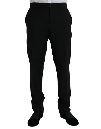 Dolce &amp; Gabbana Traje formal STAFF de poliéster negro de 3 piezas