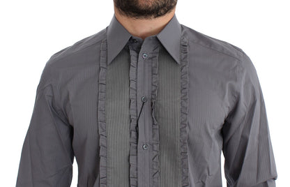 Dolce &amp; Gabbana Camisa de vestir elegante de algodón de corte slim