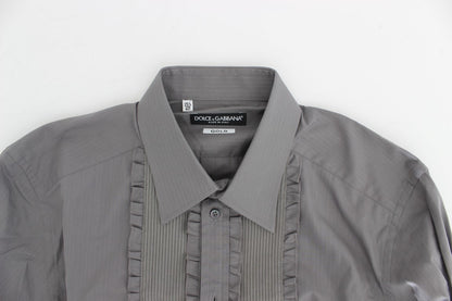 Dolce &amp; Gabbana Camisa de vestir elegante de algodón de corte slim